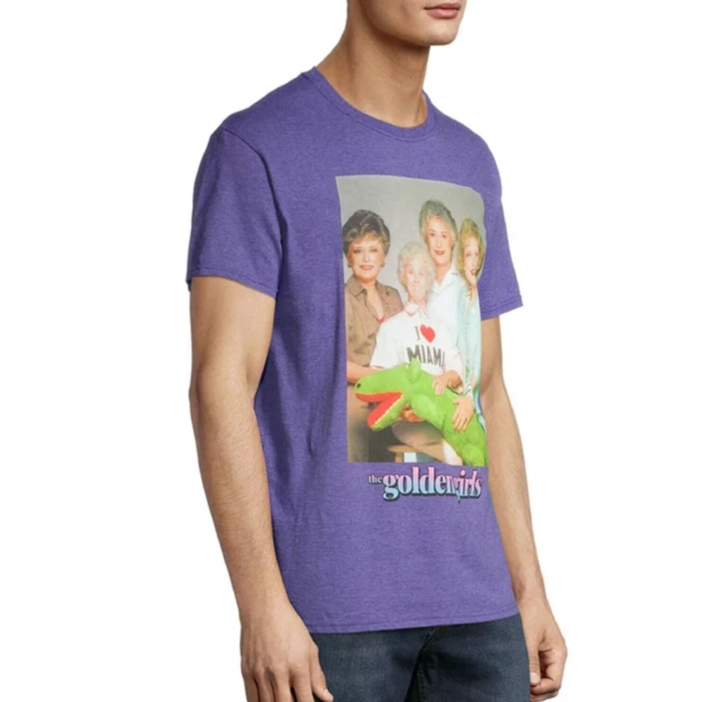 NWT The Golden Girls Shirt - Purple - XL - ABC Studios Betty White Bea Arthur - Picture 3 of 5